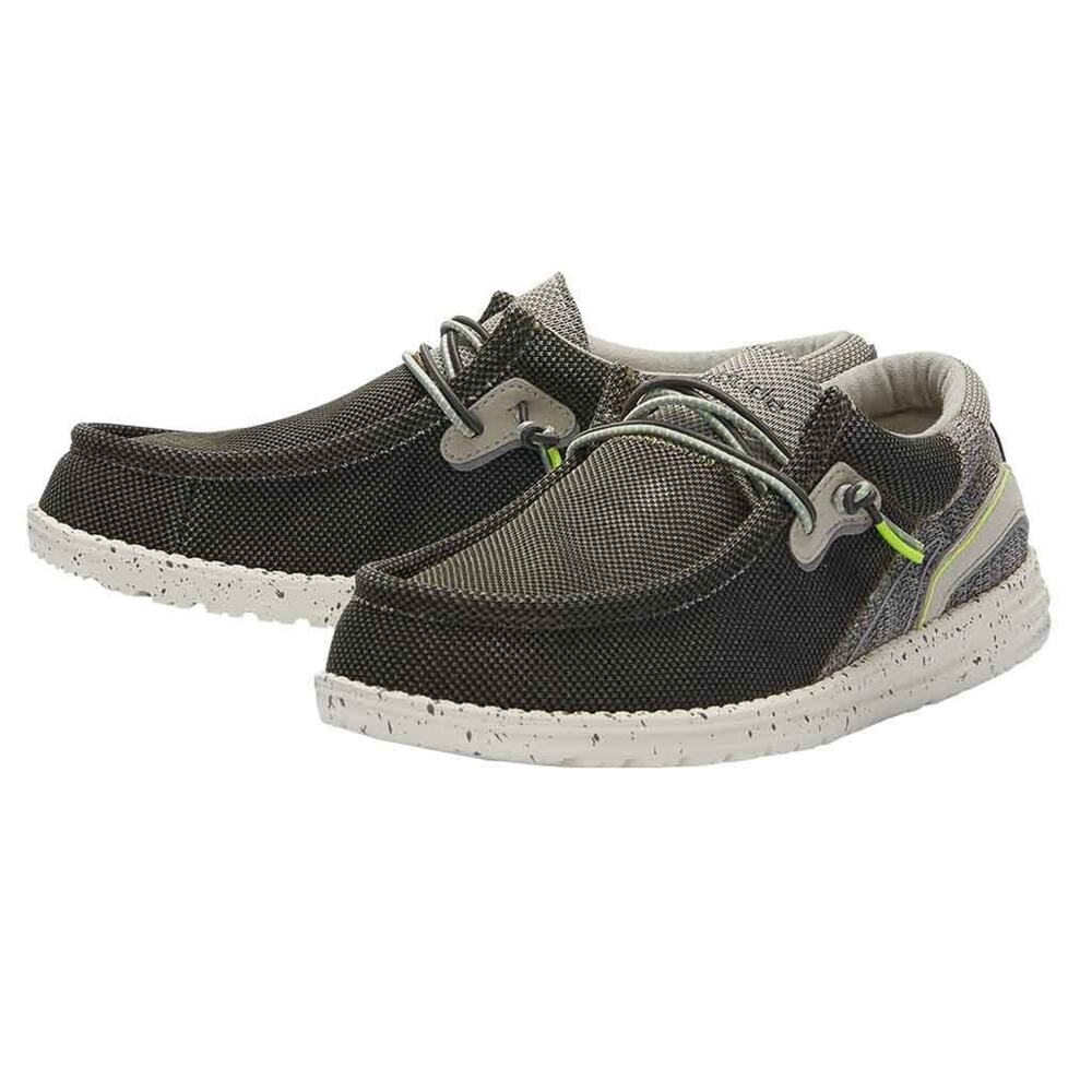 Heydude Wally Hawk Wool Casual slip on Shoes Green SIZE 8 M